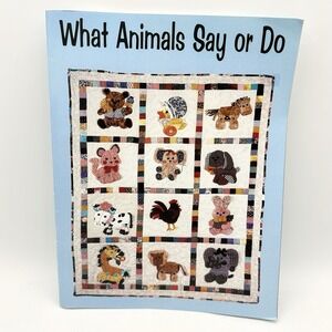 2000 Quilt Block Patterns What Animals Say Or Do Book Quilters Haven